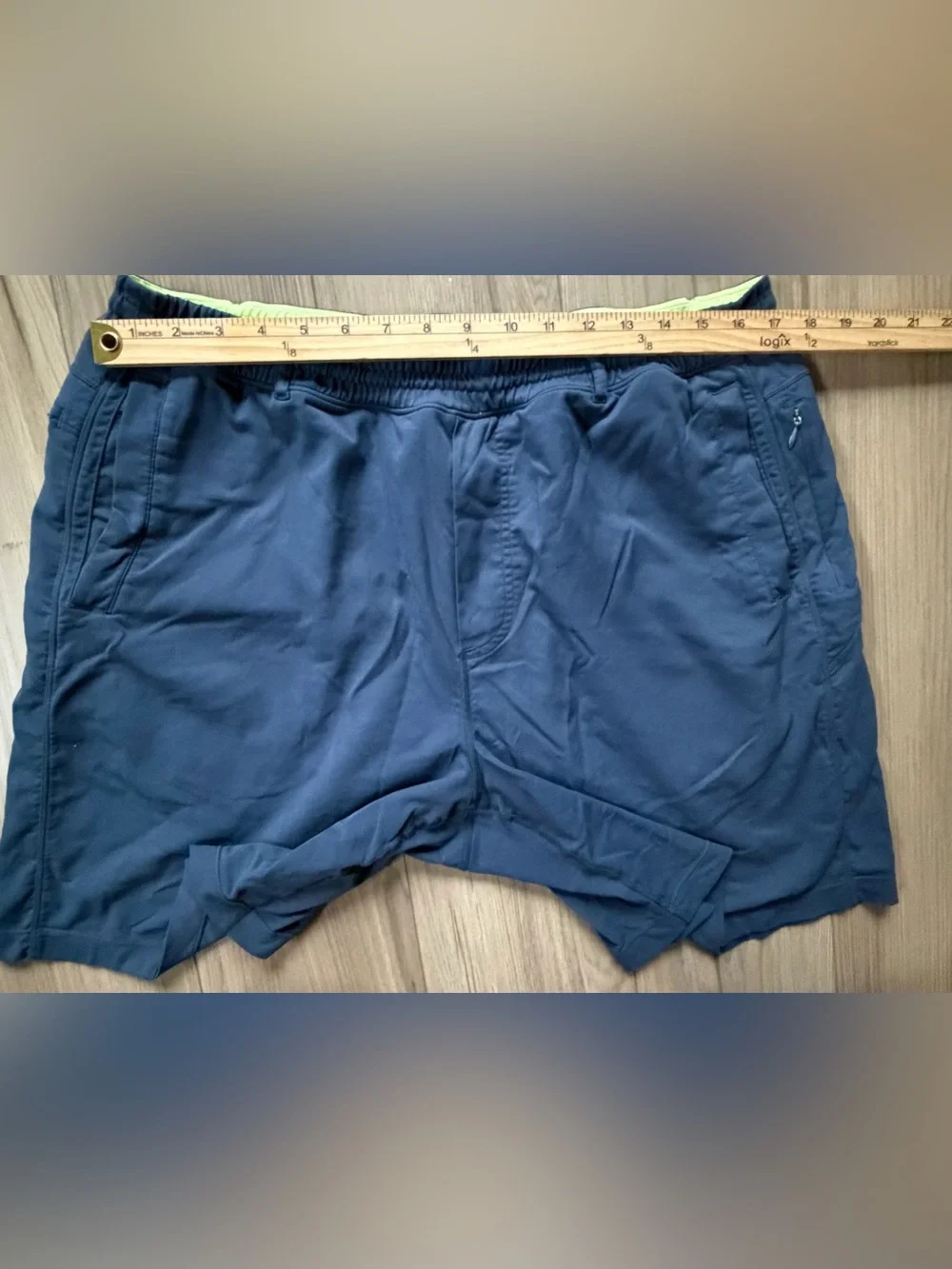 Birddogs Boom Shorts Men XXL Blue Stretch 8” Classic Elastic Lined